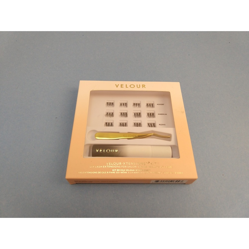 Velour-Xtensions DIY Lash Extensions Kit Black Cluster Eyelashes VB799 New